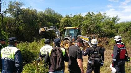 Los rastrillajes continuaban esta mañana en Atahona.