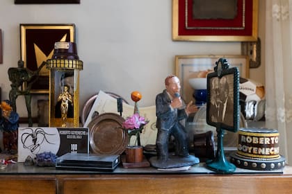 Los rastros de una intensa vida artística.