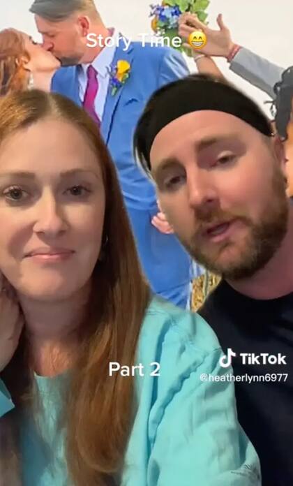 Los recién casados aparecieron para aclarar que no hay una relación entre la dama de honor y el esposo, pero poco después eliminaron todo