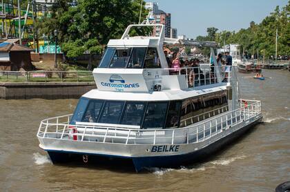 Los recorridos de Catamaranes Tigre duran entre una y dos horas.