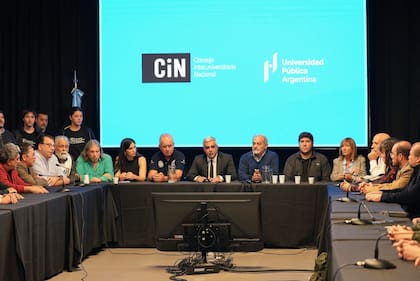 Los rectores en el Consejo Interuniversitario Nacional