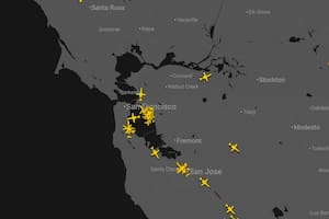 Así se vio en tiempo real el despegue masivo de aviones al terminar el Super Bowl