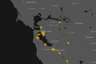 Así se vio en tiempo real el despegue masivo de aviones al terminar el Super Bowl