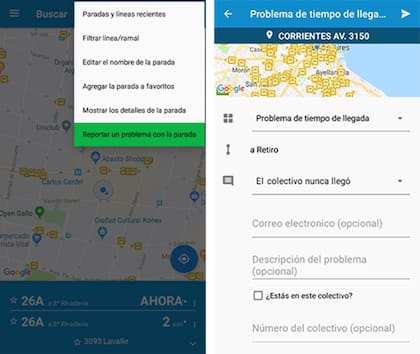 Los reportes de errores ayudan a que Cuándo SUBO continúe con las mejoras