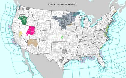 Los residentes del noroeste enfrentan una doble amenaza: la inestabilidad meteorológica y las alertas de calidad del aire emitidas debido al humo de los incendios forestales