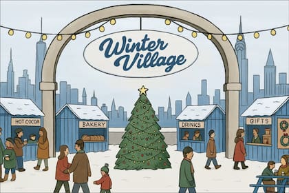 Los residentes se quejaron por el precio de las entradas para el nuevo pueblo navideño de Nueva York, a US$11,50