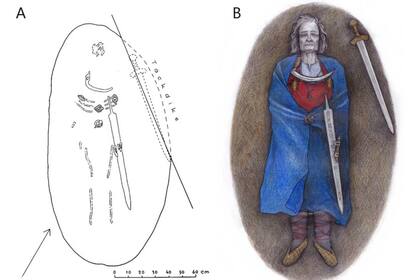Los restos del llamado "soldado de Suontaka" fueron hallados en 1968 y desde entonces ha sido un misterio porqué un guerrero había sido enterrado con ropa y adornos de mujer