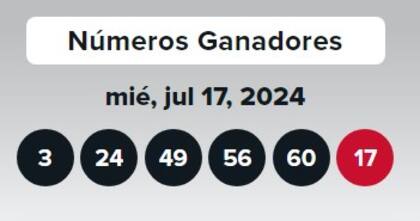 Los resultados de la lotería Double Play del miércoles 17 de julio