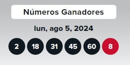 Los resultados de la lotería Double Play del lunes 5 de agosto