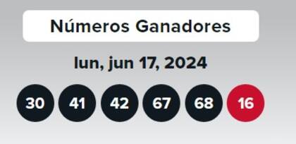 Los resultados de la lotería Double Play del lunes 17 de junio