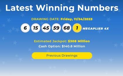 Los resultados de la lotería Mega Millions del 24 de noviembre