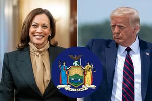Los resultados de las últimas encuestas le dan una ventaja a Kamala Harris en Nueva York