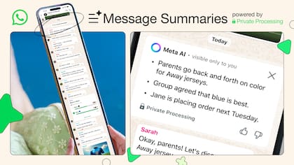 Los resúmenes privados de mensajes no leídos llegan a WhatsApp; Meta AI será la encargada de generar la síntesis; el procesamiento se hará en el dispositivo