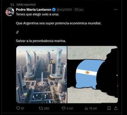 Los retuits de Daniel Parisini, "Gordo Dan"