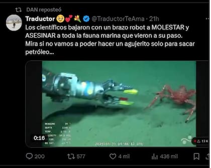 Los retuits del "Gordo Dan" sobre el streaming del Conicet