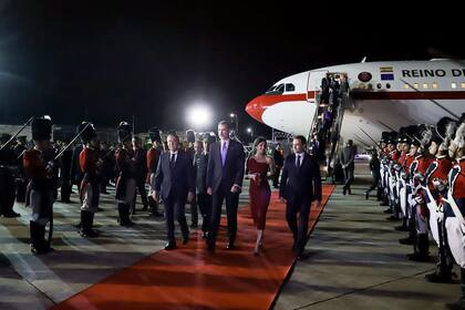 Los Reyes de España al arribar a la ciudad de Córdoba