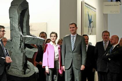 Es tradición que los reyes inauguren esta muestra que cumple 38 años, puerta del mercado europeo para muchos artistas de la región