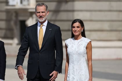 Los reyes Felipe y Letizia