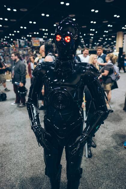 Los robots no pueden faltar en los cosplay