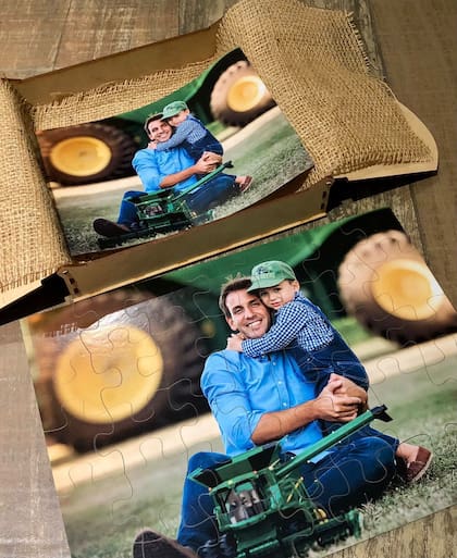 Los rompecabezas personalizados que vende Alejo en Tu Puzzle