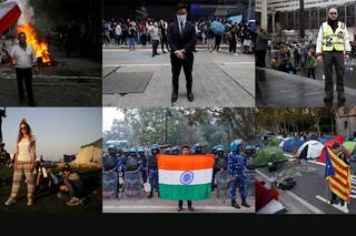 Los rostros de la protesta global