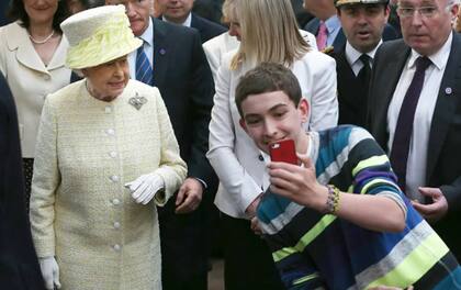 Los royals tienen prohibidas las selfies y las que se ven son excepcionales
