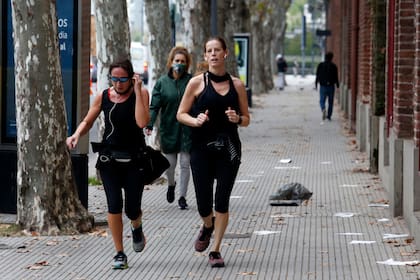 Los runners volvieron a la actividad en la Ciudad