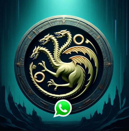 Los s de Whatsapp pueden cambiar el logo del servicio de mensajería con el "modo La Casa del Dragón"