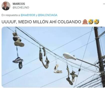 Los s dejaron salir su creatividad con los memes de los tenis de Balenciaga