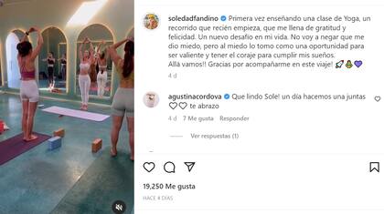 Los s felicitaron a la actriz por su nuevo proyecto.