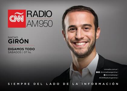 Los sábados de 7 a 10 continuará el programa Digamos Todo, con la conducción de Ignacio Girón