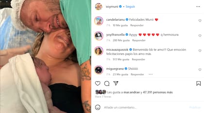 Los saludos de los famosos que recibió la actriz (Foto: Instagram @soymumi)