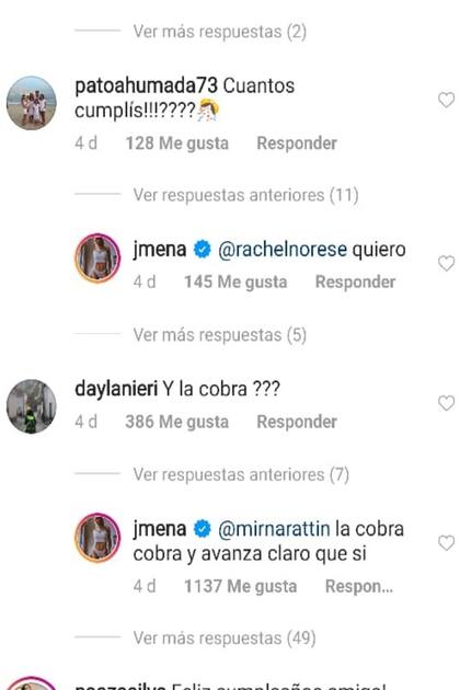 Los seguidores de Jimena Barón insistieron en cuestionarle la decisión de quedarse en casa del papá de Morrison