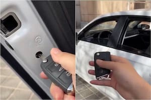 Los seis trucos que develó un influencer sobre el cierre centralizado de un auto