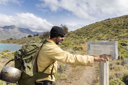 Los senderos están muy bien marcados en el PN Perito Moreno