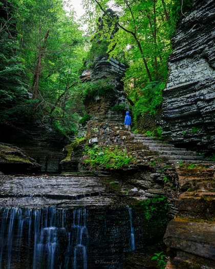 Los senderos son muy particulares y ofrecen una emoción constante (Instagram/@visitithaca)