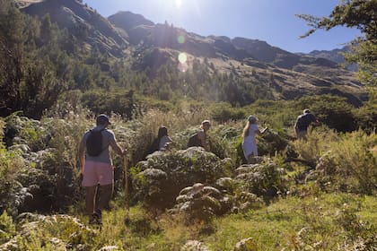 Los senderos son un valor agregado de la hostería.
