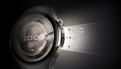 Los sensores laterales del Huawei Watch 5