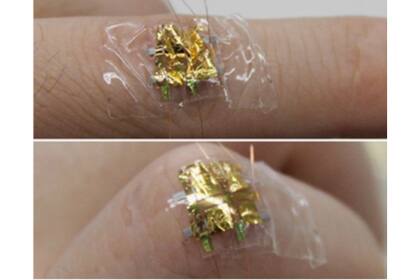 Los sensores son flexibles y se adaptan al movimiento de la piel o de un órgano