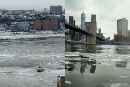 Los servicios de Ferry en la ciudad de Nueva York quedan suspendidos esta jornada por la presencia de hielo