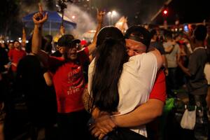 En San Pablo, desahogo, fiesta multitudinaria y hasta Neymar en la mira tras el triunfo de Lula
