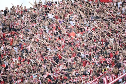 Los simpatizantes pincharratas completaron sus sectores en San Nicolás y terminaron eufóricos tras la remontada de Estudiantes contra Platense y la consecución del Trofeo de Campeones.