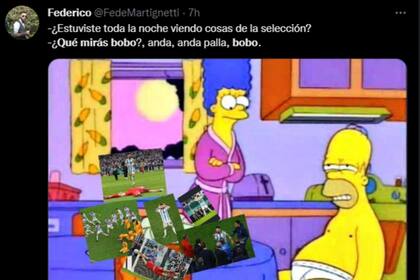 Los Simpson no faltaron en los memes (Captura Twitter)