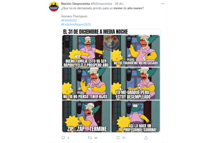 Los Simpson siempre son moneda corriente en la ola de memes