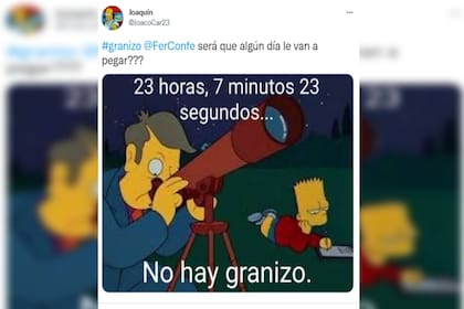 Los Simpson siempre son protagonistas de memes (Captura Twitter)