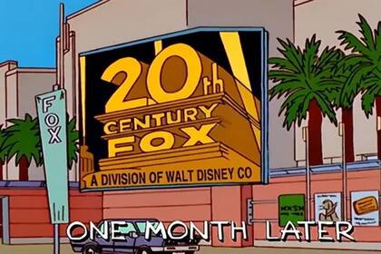 Los Simpson también predijeron la compra de Fox por parte de Disney