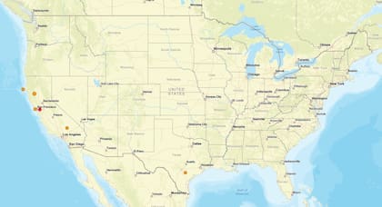 Los sismos ocurridos en Estados Unidos en las últimas 24 horas
