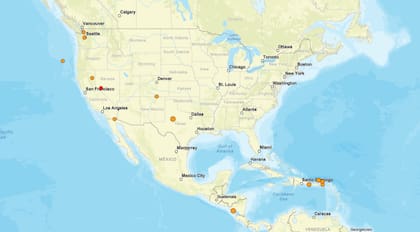 Los sismos ocurridos en Estados Unidos en las últimas 24 horas
