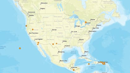 Los sismos ocurridos en Estados Unidos en las últimas 24 horas