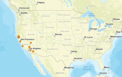 Los sismos ocurridos en Estados Unidos en las últimas 24 horas